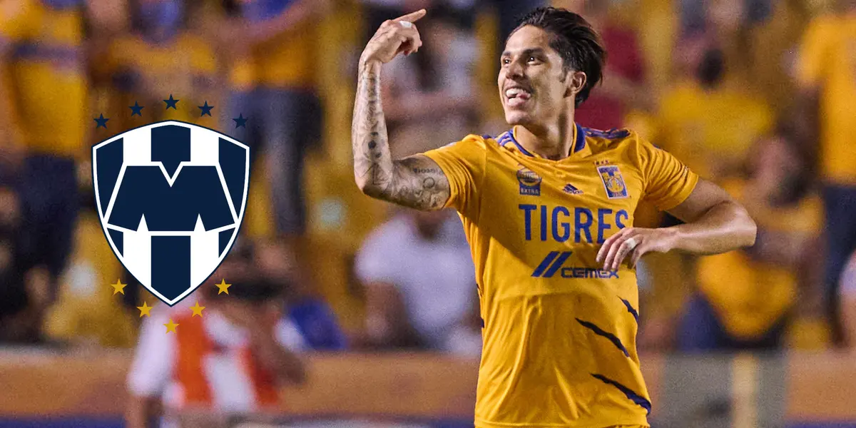 Salcedo tiene pasado en Tigres lo que no agrada del todo a la afición / Foto: X