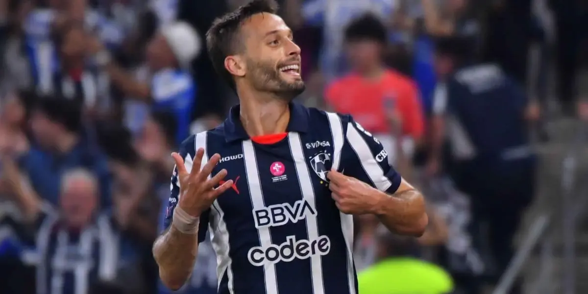 Sergio Canales anotó para devolverle la ventaja a Rayados de Monterrey | Foto: Juan Futbol