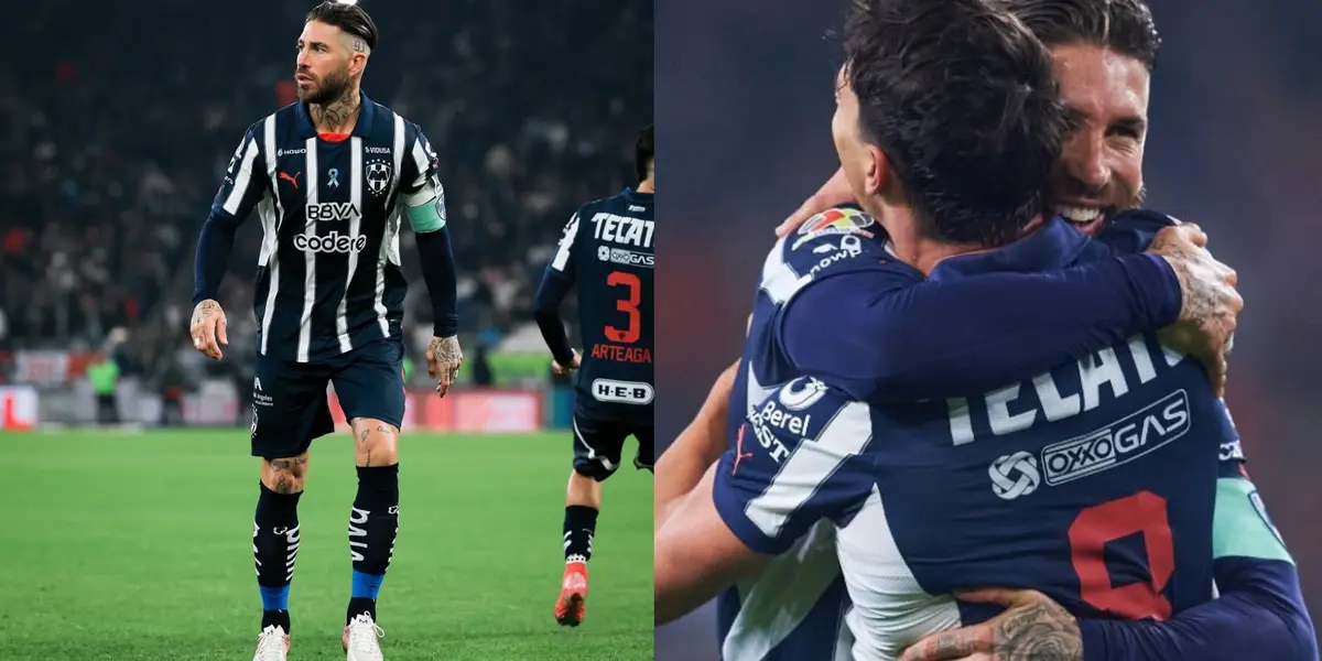 Sergio Ramos ha demostrado que es el líder y capitán de Rayados de Monterrey | Foto: X @rayados