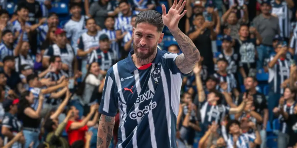 Sergio Ramos se llevará un porcentaje por la venta de las playeras con su número | Foto: X @rayados