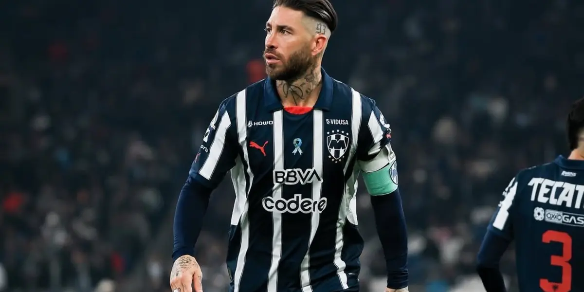 Sergio Ramos volvió a ignorar a un sector de la afición | Foto: X @rayados