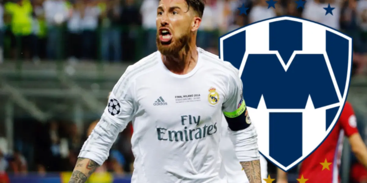 Sergrio Ramos con la playera del Real Madrid (Fuente: AFP)