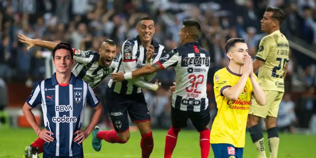 Setefan y Fidalgo en la última final Rayados vs América/FOTO: Rayados