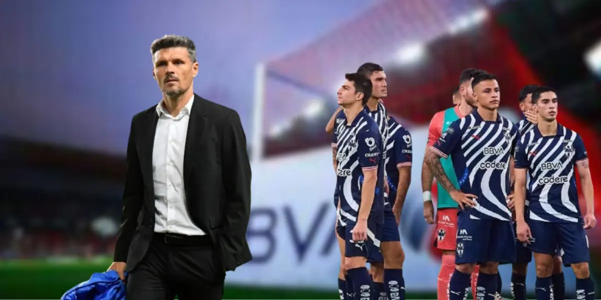 Tano con jugadores de Rayados/FOTO: Récord