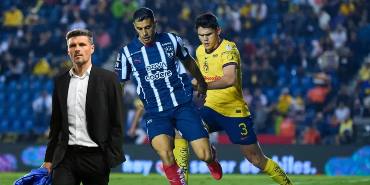 Tano en el Rayados vs América/FOTO: Tv Azteca