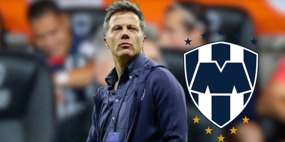 Tato con el escudo de Monterrey/FOTO: Infobae