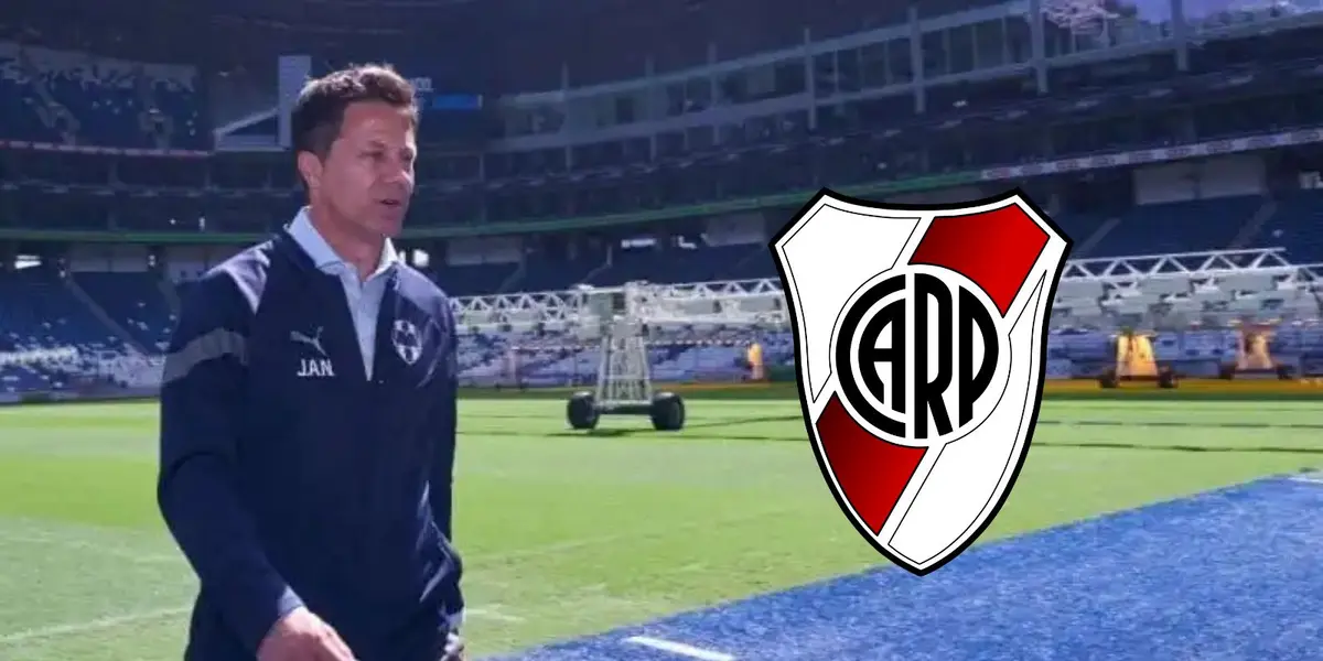 Tato con el escudo de River/FOTO: Extremo Deportivo