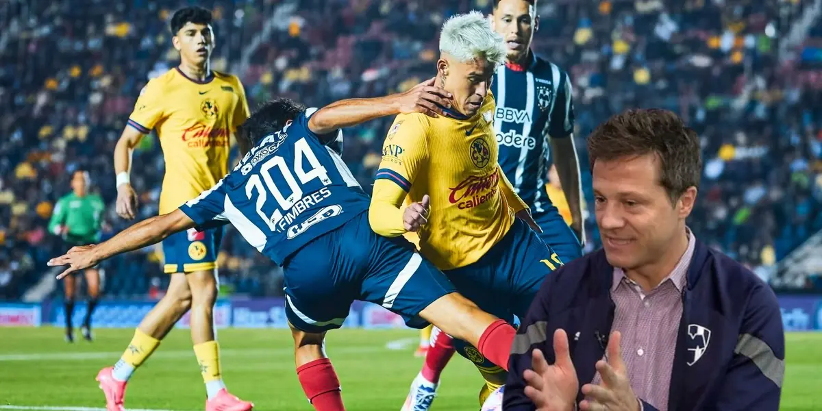 Tato en el Rayados vs América/FOTO: X América