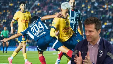 Tato en el Rayados vs América/FOTO: X América