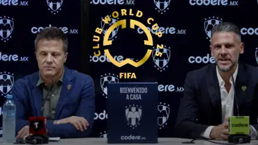 Tato Noriega y Martín Demichelis - Foto: Rayados