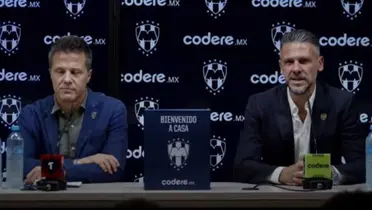 Tato Noriega y Martín Demichelis - Foto: Rayados