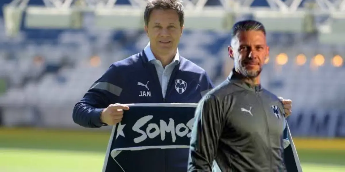 Tato y Demichelis con Rayados/FOTO: Rayados