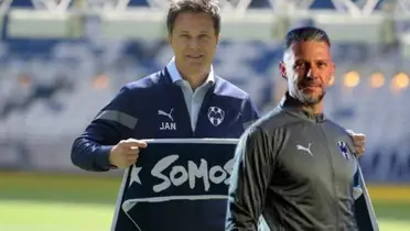 Tato y Demichelis con Rayados/FOTO: Rayados