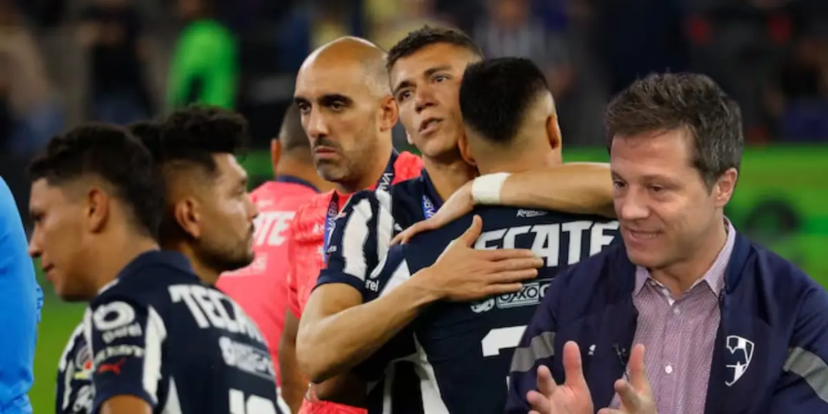 Tato y jugadores de Rayados/FOTO: Mexsport