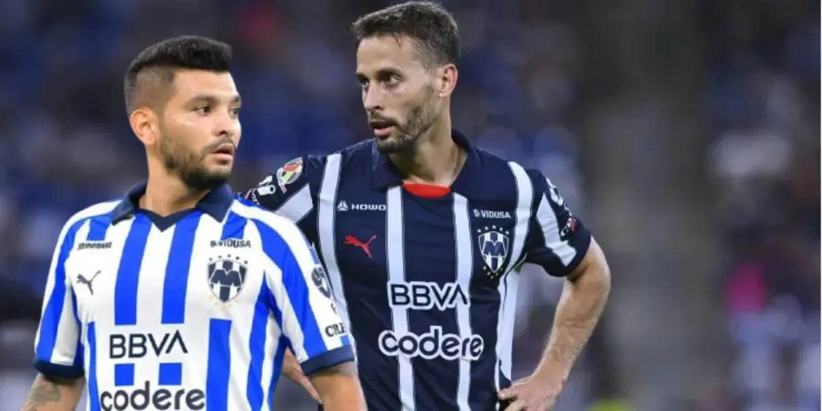 Tecatito y Canales con Rayados/FOTO: Rayados