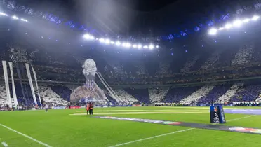 Terreno de juego en el Estadio BBVA / @Rayados