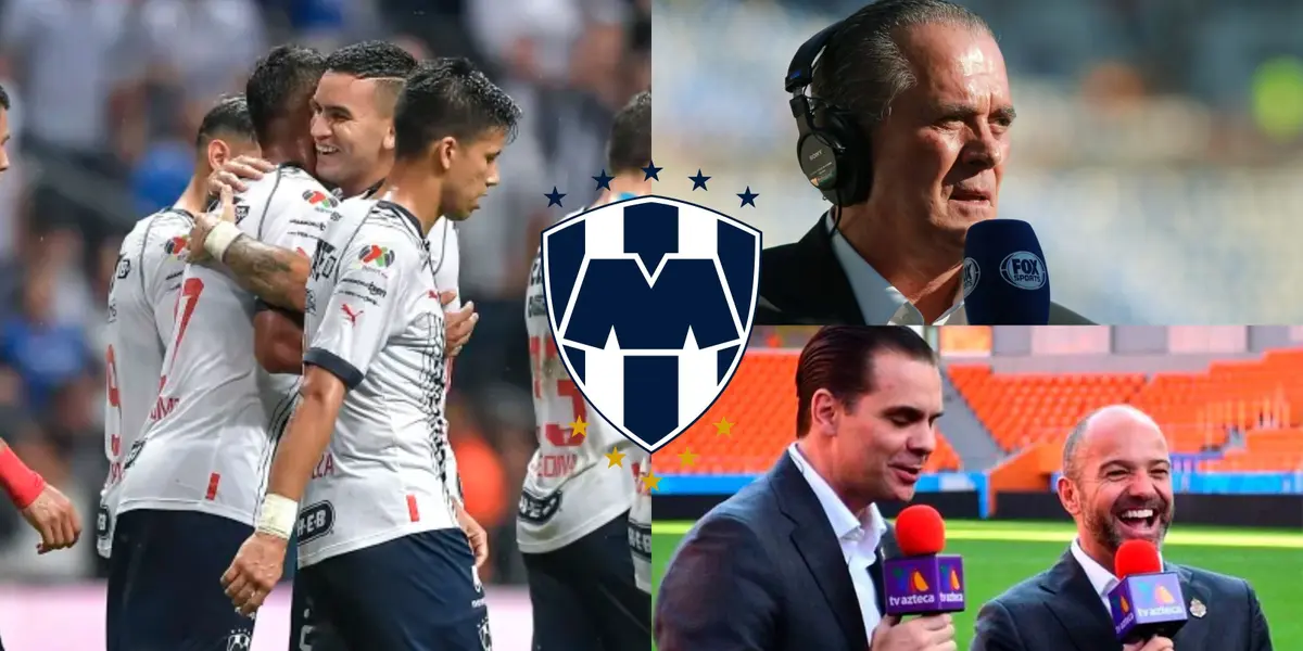 Todos listos a las 8 de la noche para ver como nuestros Rayados remontan