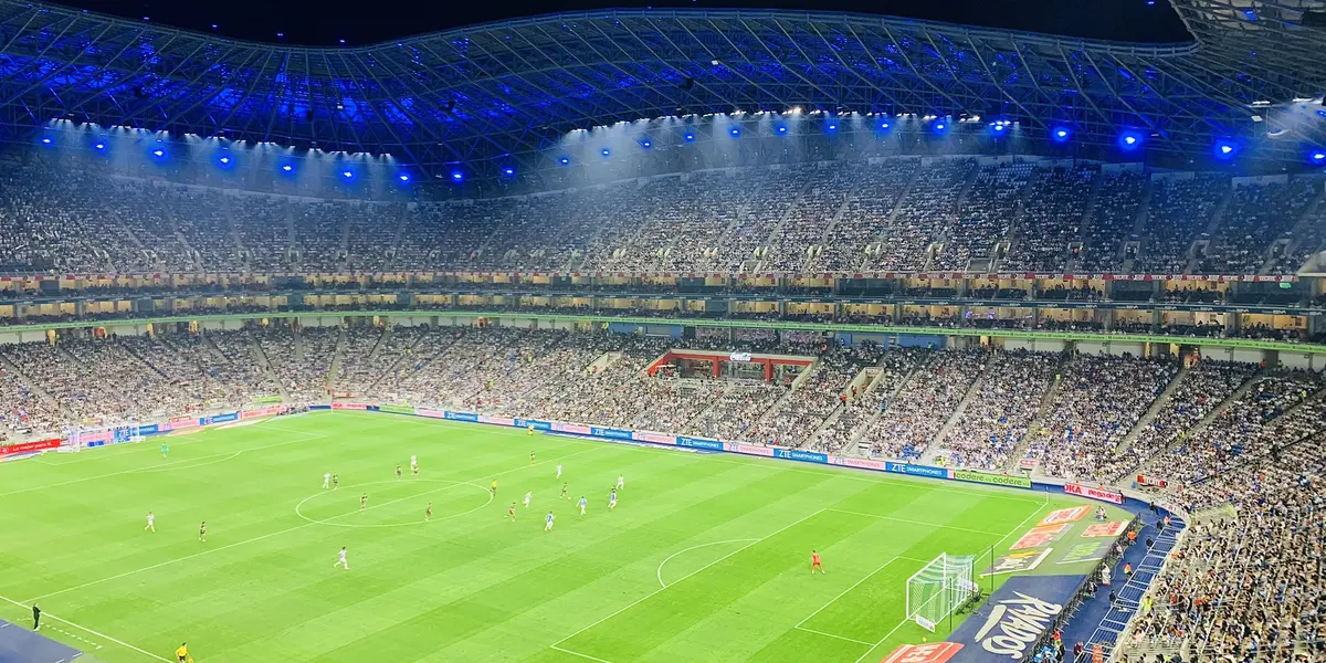 Toma panorámica de la casa de Rayados / @Estadiobbvaof