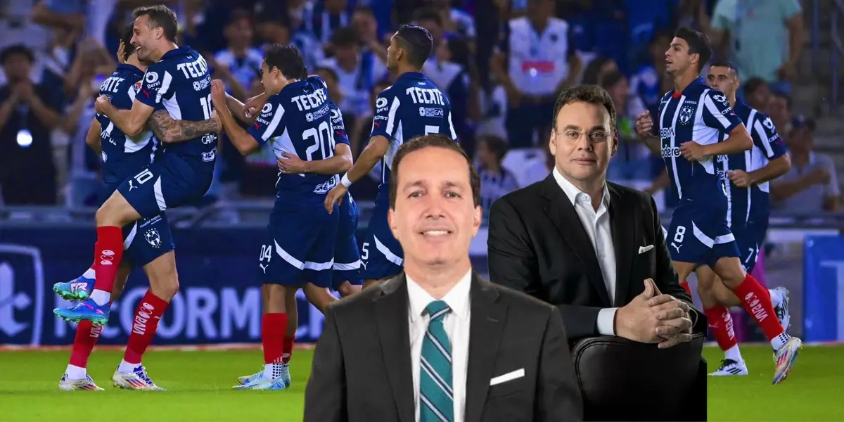 Toño Nelli y Faitelson con Rayados/FOTO: TUDN