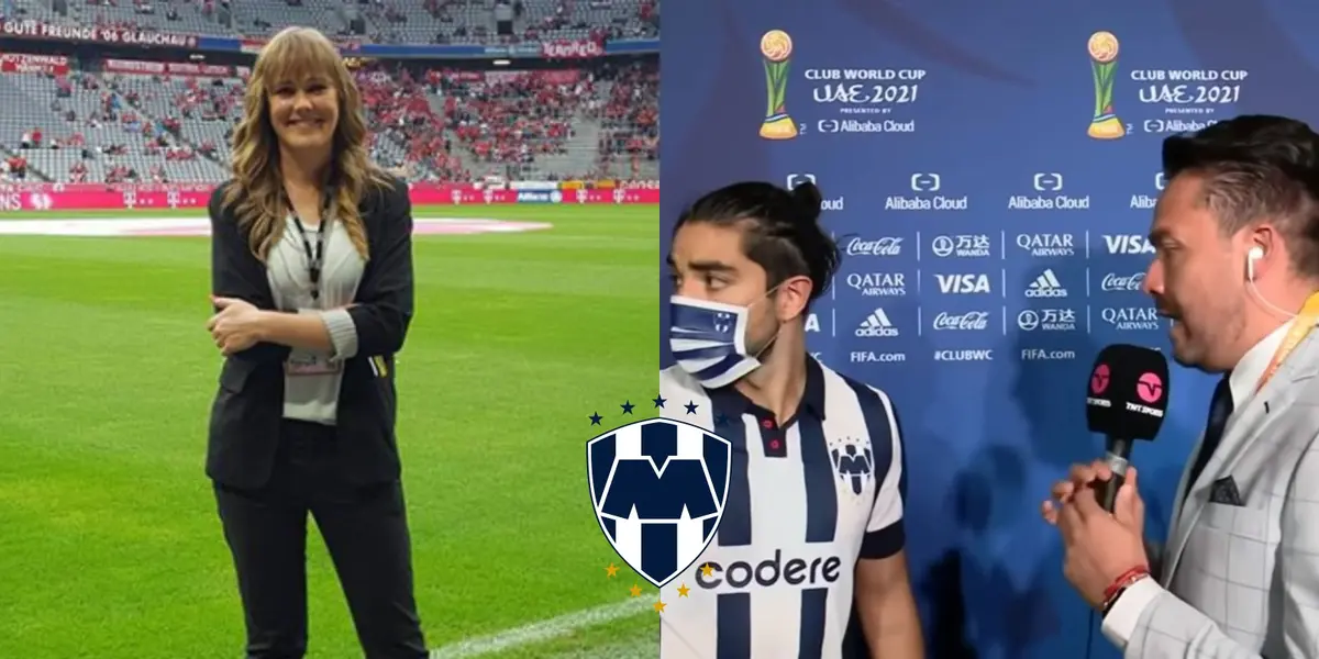Uno de los máximos detractores de Rayados de Monterrey sufrió un momento incomodo con la comentarista más polémica de la TV