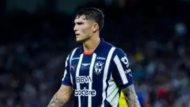 Vazquez abandona la cancha en la final / @Rayados