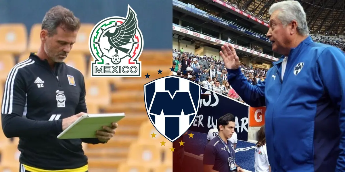 Vucetich, director técnico de Rayados, le muestra la grandeza de Cocca