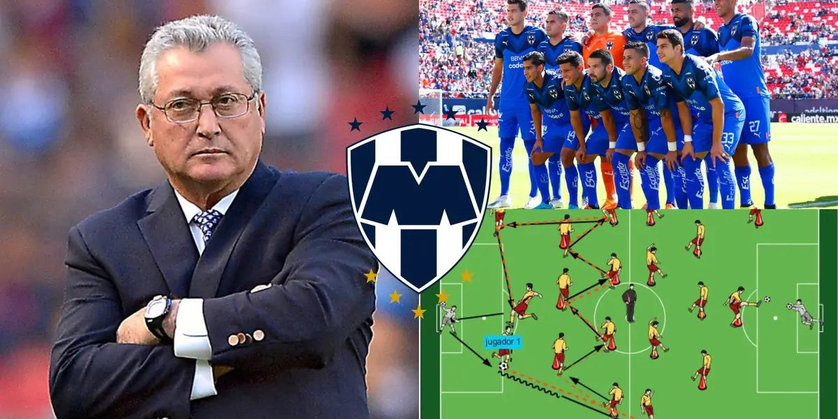 Vucetich no ha repetido alineación y las rotaciones son parte de día a día en Rayados, Vuce explica por qué lo hace