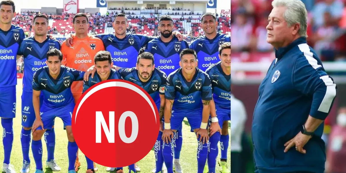 Vucetich ya no lo considera y lo obligaría a salir de Rayados para buscar una nueva oportunidad