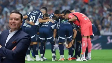 Willie González con equipo de Rayados/FOTO: x Willie González