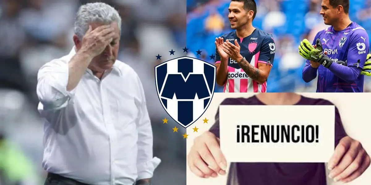 Ya no es feliz en Rayados, se quiere ir y Vucetich tendría la última palabra